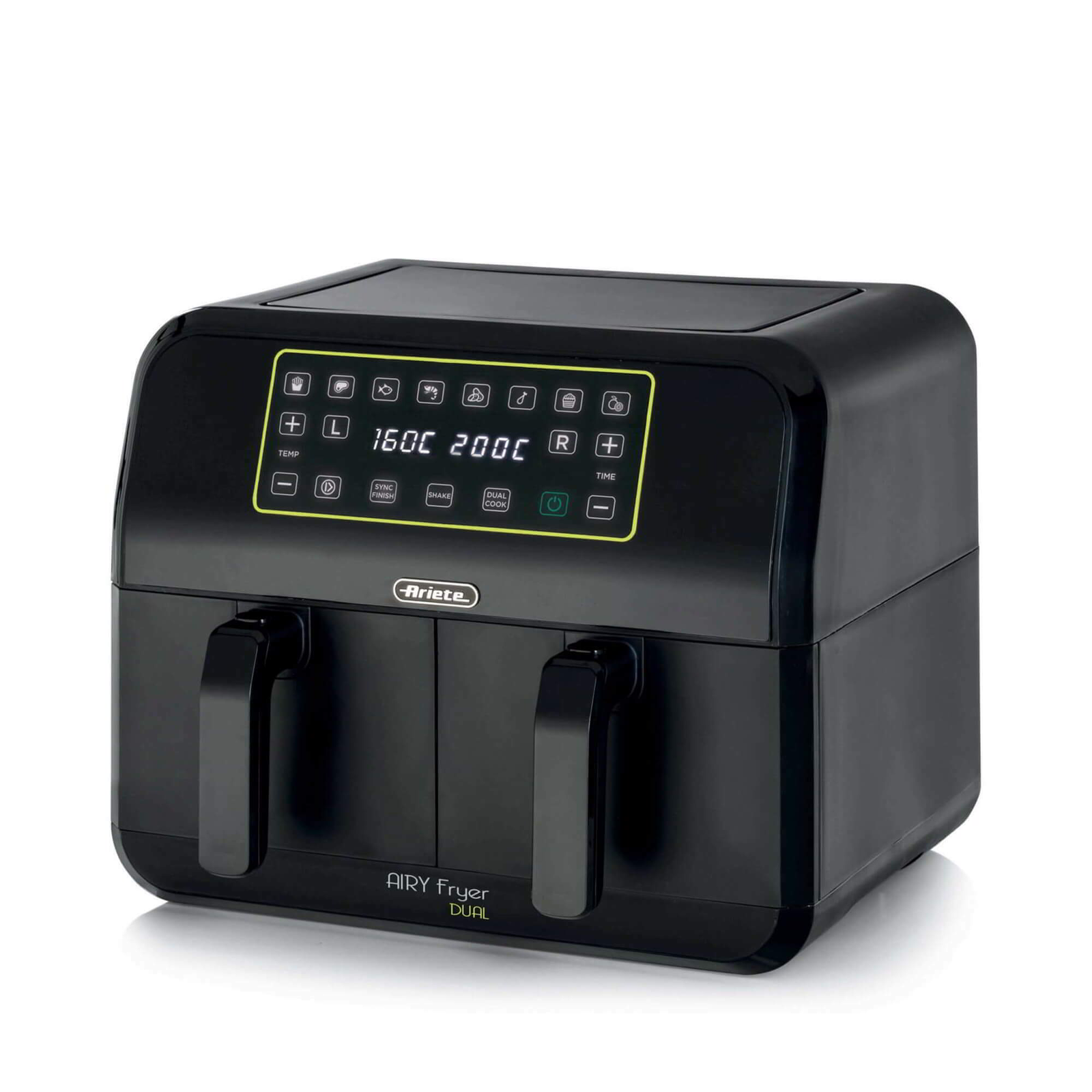 Ariete 4623/00 Dual AirFryer Forrólevegős sütő 8L 1700W Fekete